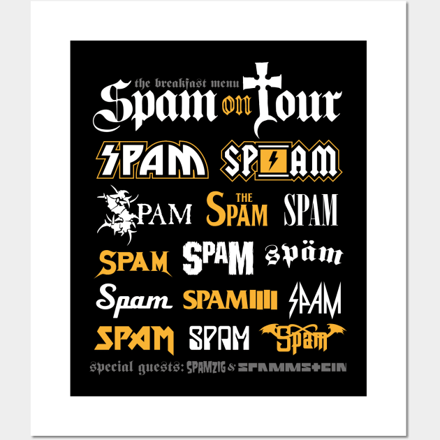 Spam on Tour Wall Art by RetroReview